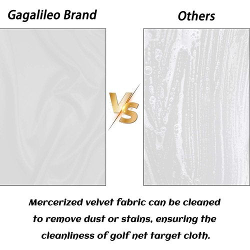 Gagalileo Golf Target Cloth: 5x3FT Protective Net Portable Easy Setup with Ropes Indoor Outdoor Practice All Golfers Training Accuracy for Backyard Garage