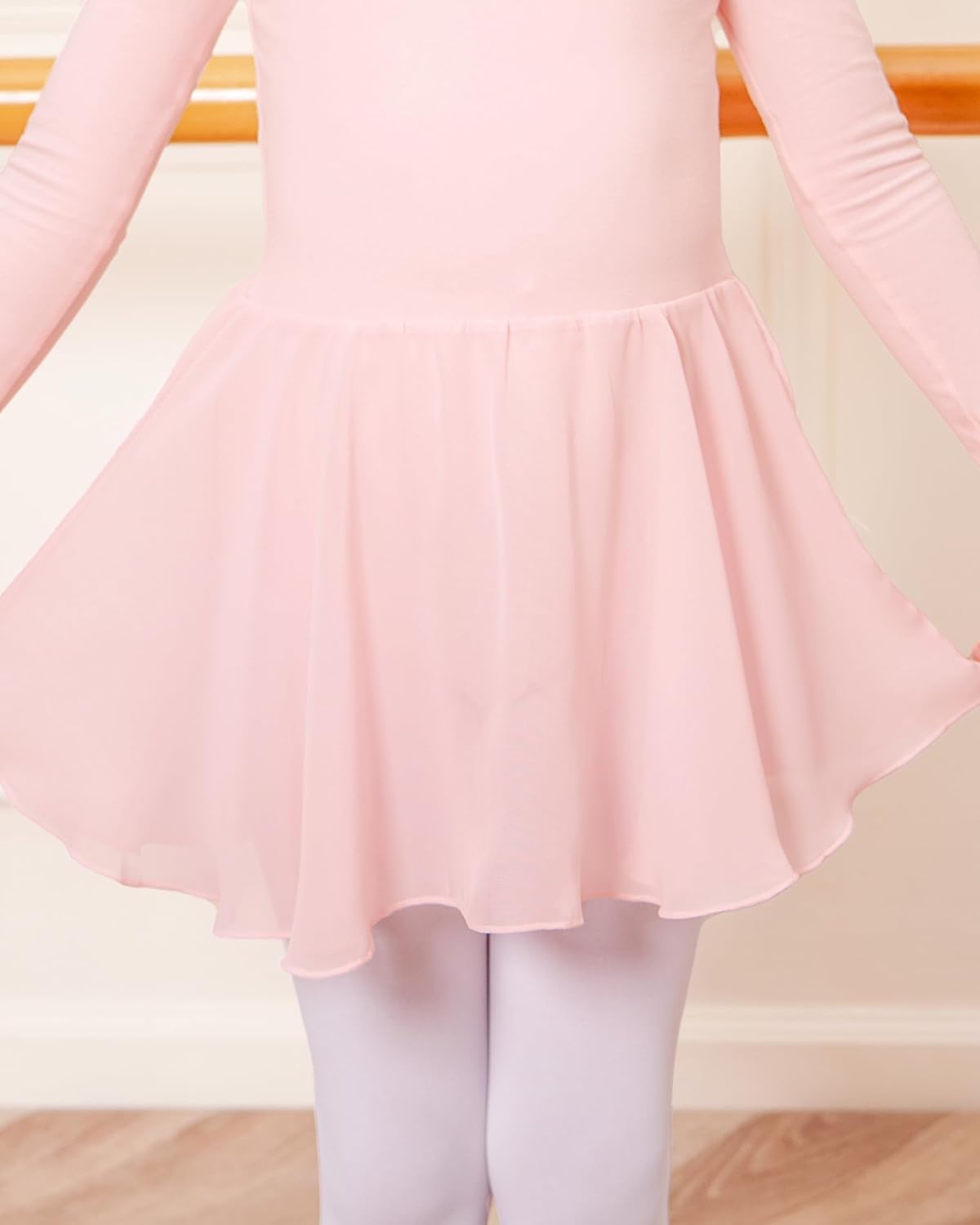 Stelle Ballet Leotard for Girls - Long Sleeve Dance Outfit with Skirt | Classic Style for Toddlers & Kids