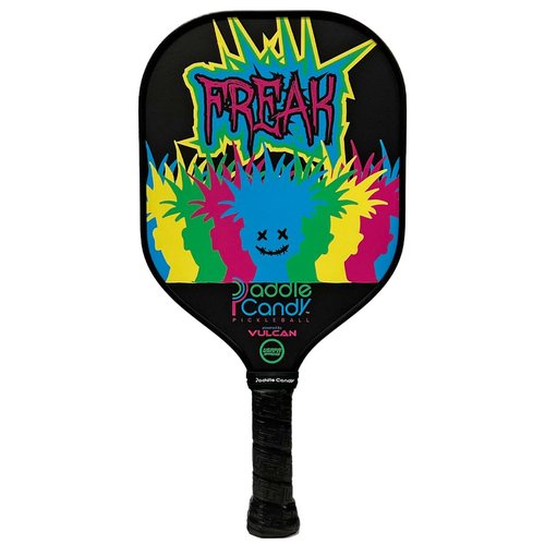 Vulcan | Paddle Candy Freakshow Pickleball Paddle | Hybrid Performance | Polypropylene Core - Carbon Fiber Surface | USAP Approved | Freak