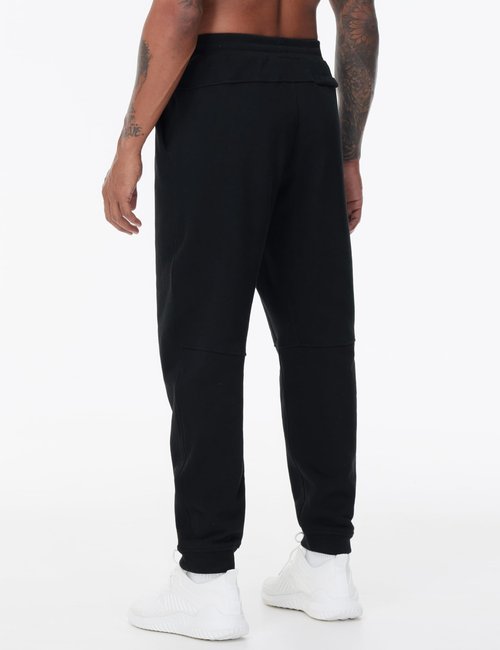 THE GYM PEOPLE Men's Fleece Workout Sweatpants Drawstring Tapered Running Lounge Jogger Pants with Pockets