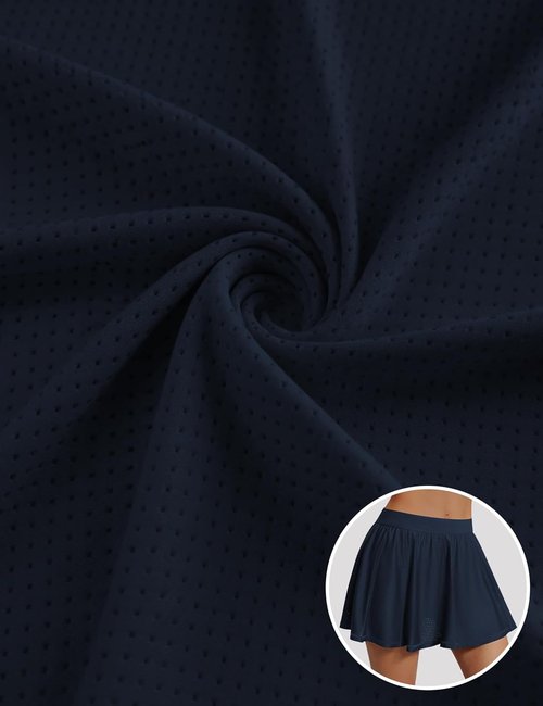 LouKeith Tennis Skirt - High Waisted Mesh Athletic Skorts for Women | Casual Pickleball & Golf with Pockets