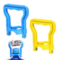 Ajlve 2-Pack Heavy-Duty 5 Gallon Water Bottle Handle – Dual-Mode Single or Two-Person Lift, Ergonomic Grip for Easy Carrying, Fits Standard 5-Gallon Water Jugs (1yellow1blue)