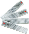 Salzmann Diamond Grade Reflective Stickers - Waterproof All-Weather 3M Material | 4-Pack, White