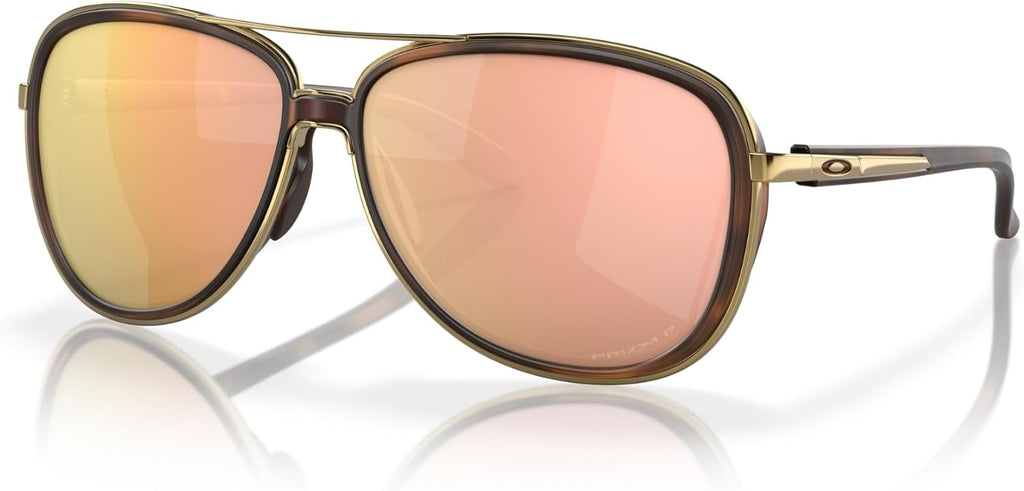 Oakley Women's Aviator Sunglasses - Stylish Split Time Design for Ultimate UV Protection