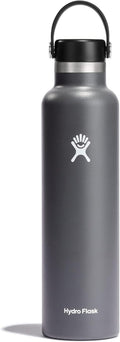 Hydro Flask Water Bottle - Insulated Stainless Steel - Leakproof & Non-Spill | 24 Oz Stone