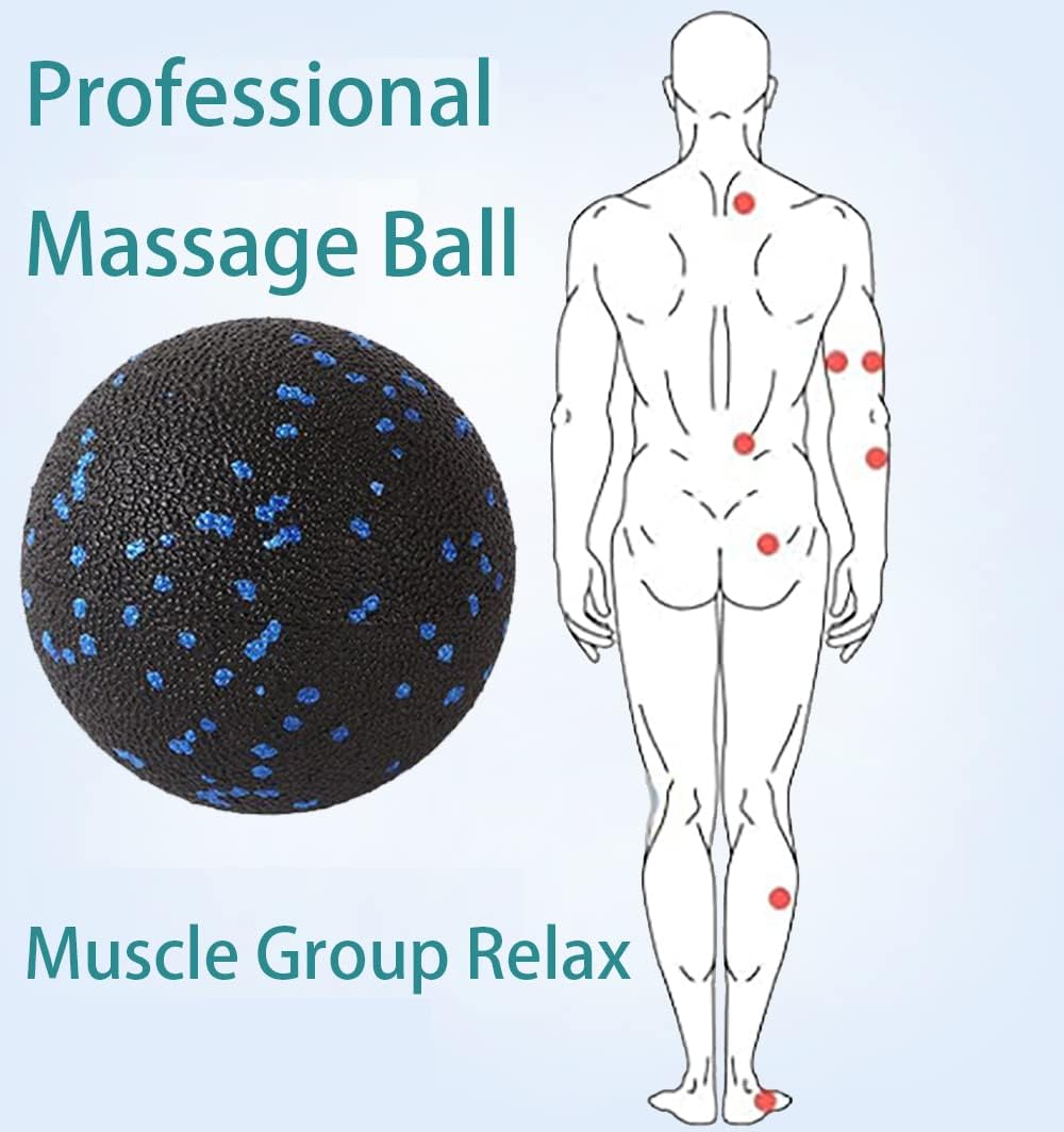 Skiennix Mini Foam Roller - Deep Tissue Massage for Muscle Relief & Myofascial Release | Peanut Ball Design