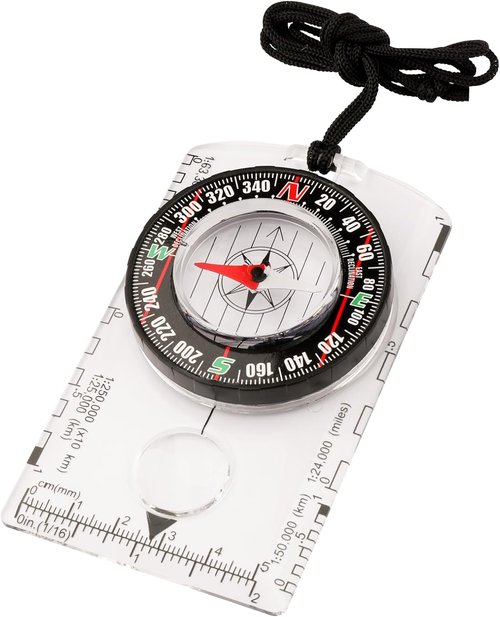 Compass Hiking Survival | Wilderness Navigation Compass for Kids - Magnetic Gear Set for Camping & Backpacking