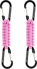 BRAVESHINE Paracord Keychain - Versatile Carabiner Clip & D-Ring Lanyard Hook for Water Bottles, Keys, Backpacks