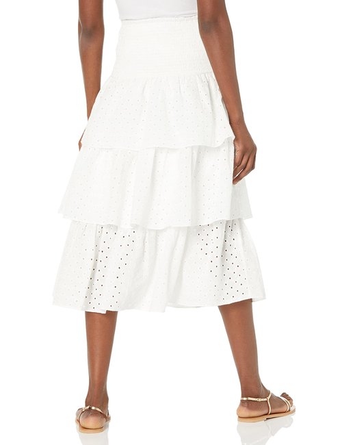 LIKELY Women's Hanner Skirt, Optic White, Small