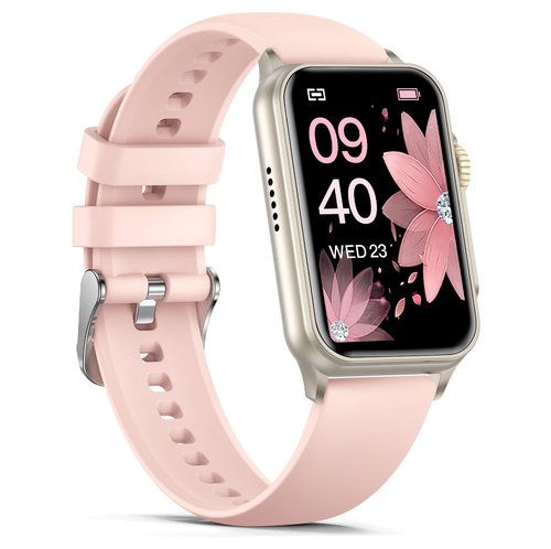 FITVII Nexa Fitness Tracker Answer/Make Calls, Smart Watch with Blood Pressure, Blood Oxygen, 24/7 Heart Rate Monitor, 120+ Sport Mode Activity Tracker with Step Counter, Sleep Tracker for Women Men