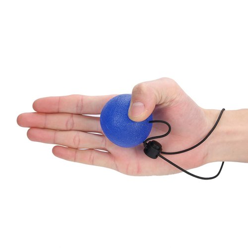 3 Pieces Secure Stress Balls on a String, Climbing Ball Hand Training Device, Hand Exercise Strengthening Rehabilitation