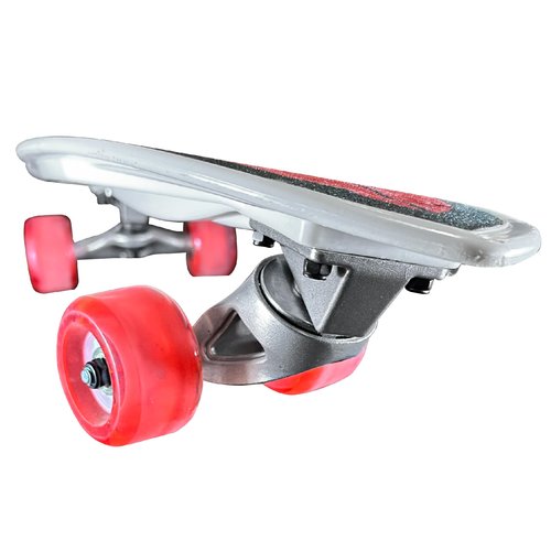Surfskate Kids Skateboard Surf Skate Trucks for Kids Front Caster Wheel Rotates Easily for Children Great Pumping Power Heavy Duty Trucks in Rear Graphics on Grip Tape 31” Long X 9” Wide