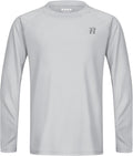 Runhit Boys Swim Shirt - UPF 50+ Long Sleeve Rash Guard for Youth UV Sun Protection | Ideal for Beach & Surf