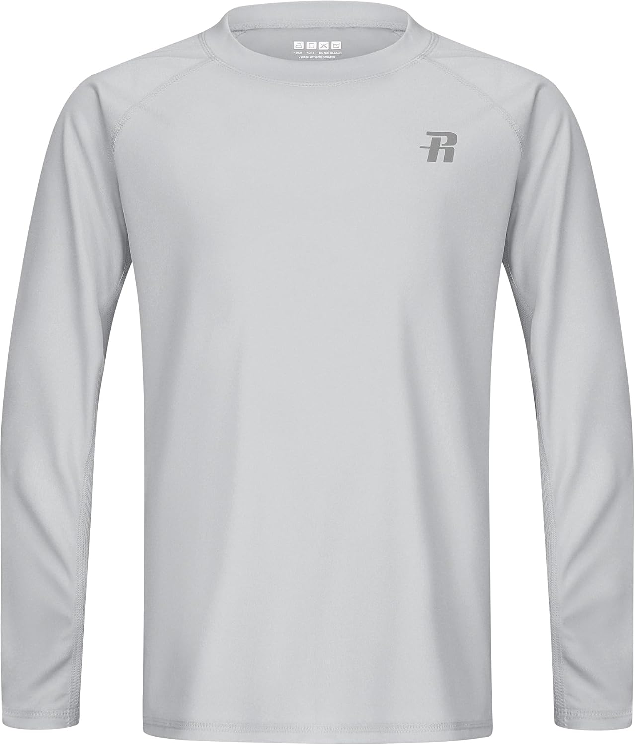 Runhit Boys Swim Shirt - UPF 50+ Long Sleeve Rash Guard for Youth UV Sun Protection | Ideal for Beach & Surf