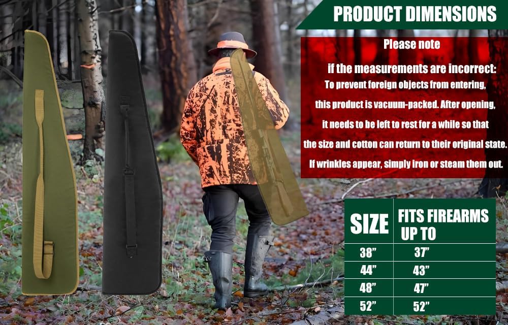 Skiennix Soft Rifle Case - Water-Resistant Tactical Bag with Zipper Pockets & Adjustable Strap | Classic Design