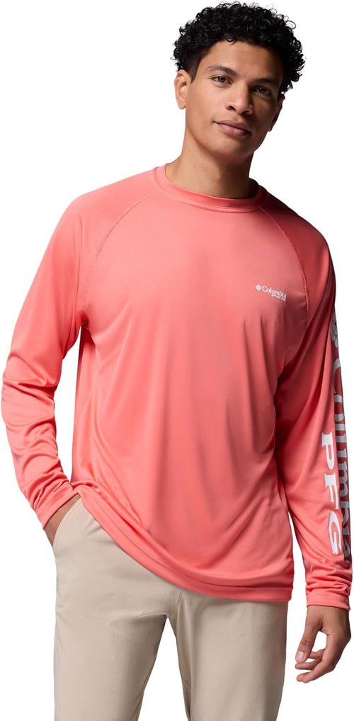 Columbia Men's PFG Terminal Tackle Shirt - Lightweight, Quick-Dry Fabric | Ideal for Fishing & Outdoor Activities