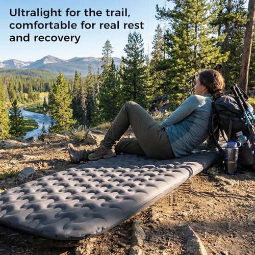 Self Inflating Sleeping Pad for Backpacking - R2.3 Grey