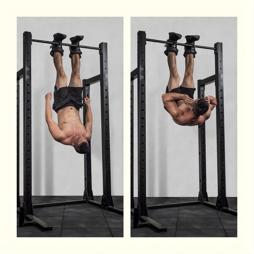 KYLINFIT Anti Gravity Inversion Boots Abdominal Crunch Sit Up Bar Hooks Therapy Core Gym Fitness Exerciser