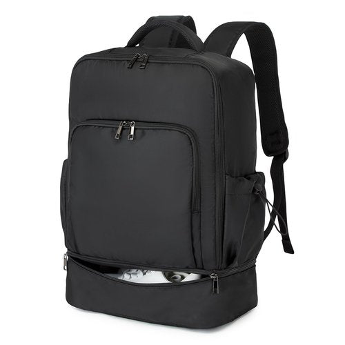 seyfocnia Gym Backpack for Men, Lightweight Sports Back pack With Shoe Compartment, Waterproof Gym Bag Workout Trainning Rucksack Casual Travel Daypack 21inch-Black