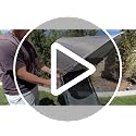 Minndudu Black 2-Pack Foldable Wind-Resistant Chair Sun Shade Canopies with UPF 50+