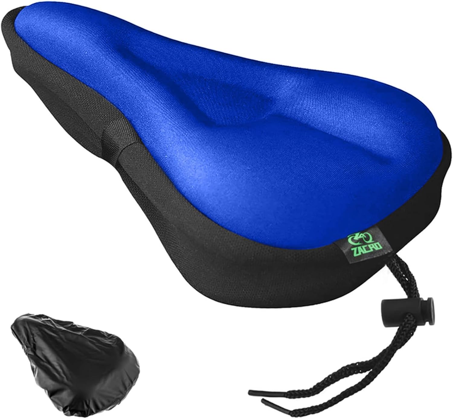 Zacro Bike Seat Cushion - Gel Padded Cover for Ultimate Comfort | Fits Peloton & Indoor/Outdoor Bikes