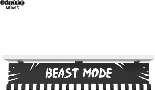 Brushed Steel Sports Medal Hanger - Stylish Race Award Holder for Wall Display | Perfect for Marathon Medals