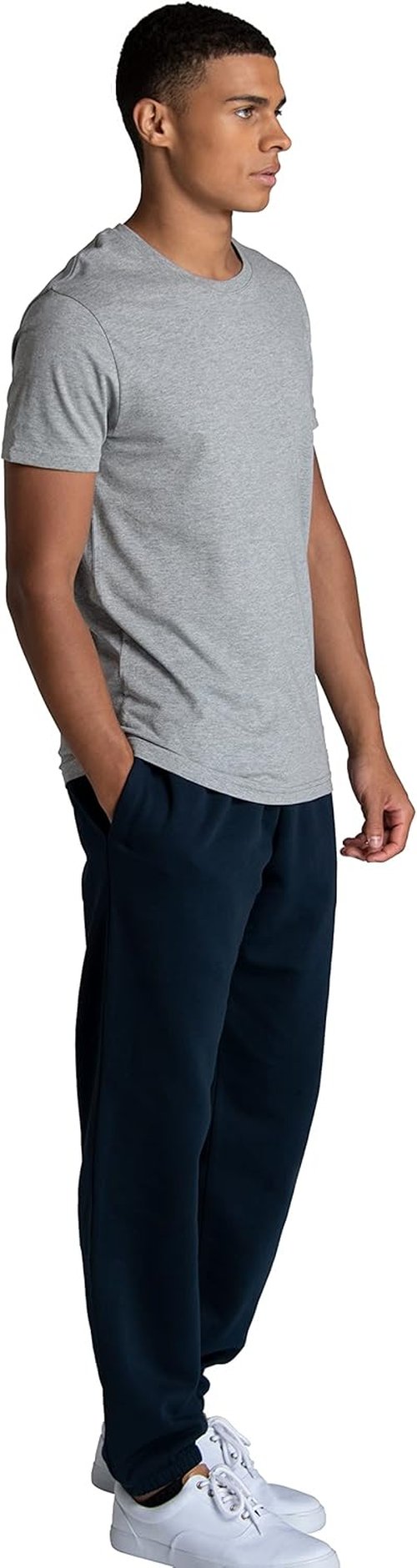 Fruit of the Loom Eversoft Fleece Sweatpants - Elastic Bottom, Moisture-Wicking, Relaxed Fit with Pockets