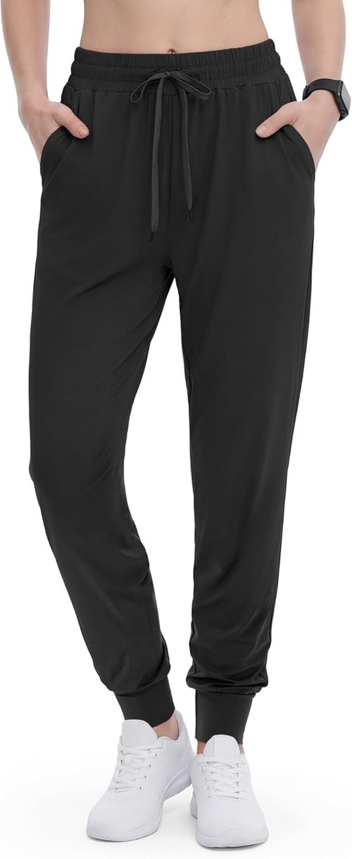 GAYHAY Women's Joggers with Pockets - Lightweight Sweatpants for Yoga, Lounge, and Gym Workouts