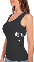 Skiennix Concealed Carry Holster Tank Top - Tactical Compression Shirt for Small Firearms | Comfortable Fit