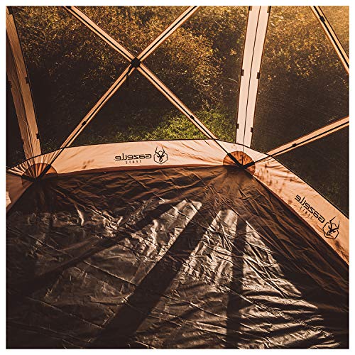 Waterproof Tent Footprint for Gazelle G5 4-Person Gazebo - 300D Tarp & Stakes