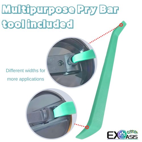 𝐃𝐞𝐭𝐚𝐜𝐡𝐚𝐛𝐥𝐞 Leak Proof Flip Straw Lid Replacement for 40oz Stanley Tumbler,No Spill Accessories with Extended Straw & Detachable Lid