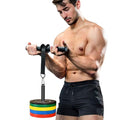 Forearm Blaster Roller Anti-Slip Handle Forearm Wrist Exerciser Trainer Strength Equipment Home Gym Must for Exercising Fitness Workout (Strap)