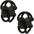 WHTCHSU 2 Pcs Universal Flashlight Bike Mount for Flashlight