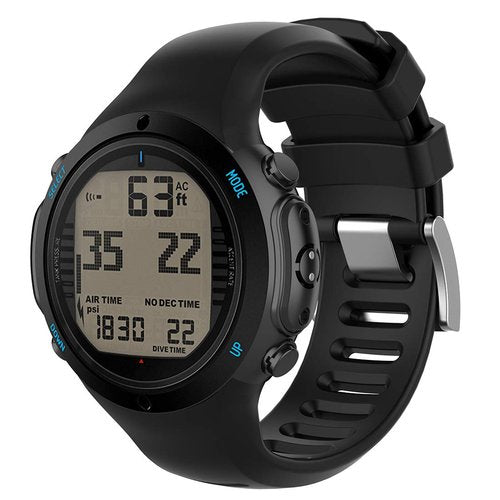 Disscool Replacement Bands for Suunto D6 Dive/D6i NOVO/D6i Zulu,Soft Silicone Strap for Suunto D6 Dive/D6i NOVO/D6i Zulu