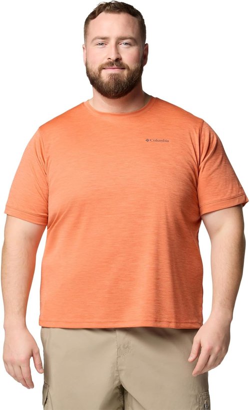 Columbia Men's Sage Peak Knit Crew - Comfortable Short Sleeve T-Shirt for Everyday Wear