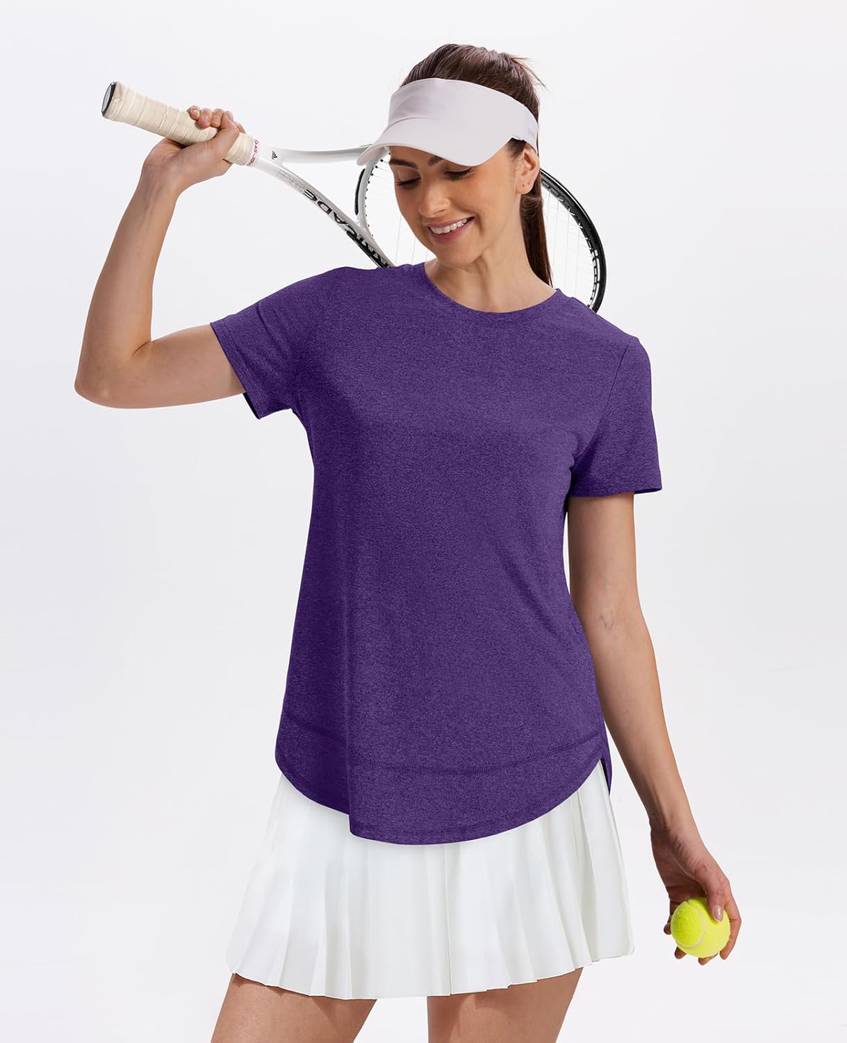 XIEERDUO Women's Quick-Dry Workout Tops - Short Sleeve Hiking & Running Shirts | Sizes S-3XL