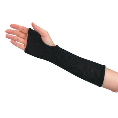 Rolyan Black Stockinette, 2" Wide x 25 Yards, Tubular Sleeve for Arm or Leg, Comfortable Cotton Wrap, Compression Tubing for Medical Use
