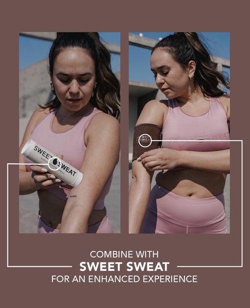Sports Research Sweet Sweat Arm Trimmers - Premium Sweat-Enhancing Fitness Arm Wrap - Neoprene · Adjustable Sizing · for Women & Men