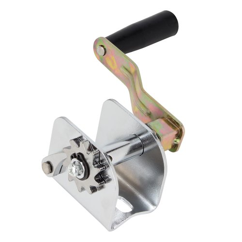 KVMORZE Hand Crank Tensioner, Hardware Crank Tensioning Device Replacement with Long Detachable Handle Tennis Post Reel Tennis Post Winder Accessories for Outdoor Volleyball Badminton Tennis Pole Net