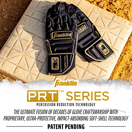 Franklin Sports CFX Pro PRT Batting Gloves Adult Medium Black/Gold