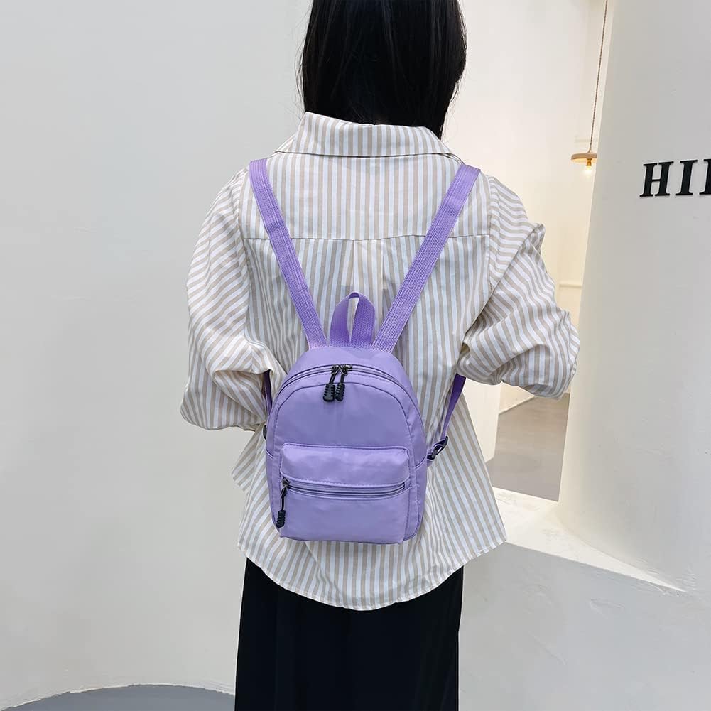 Skiennix Casual Mini Backpack - Fashionable Preppy Style for Women | Butterfly Design