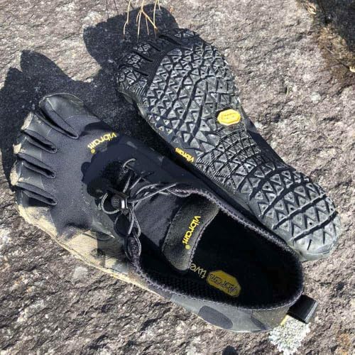Vibram Men's FiveFingers V-Alpha Barefoot All-Terrain Shoe 9.5-10 Black