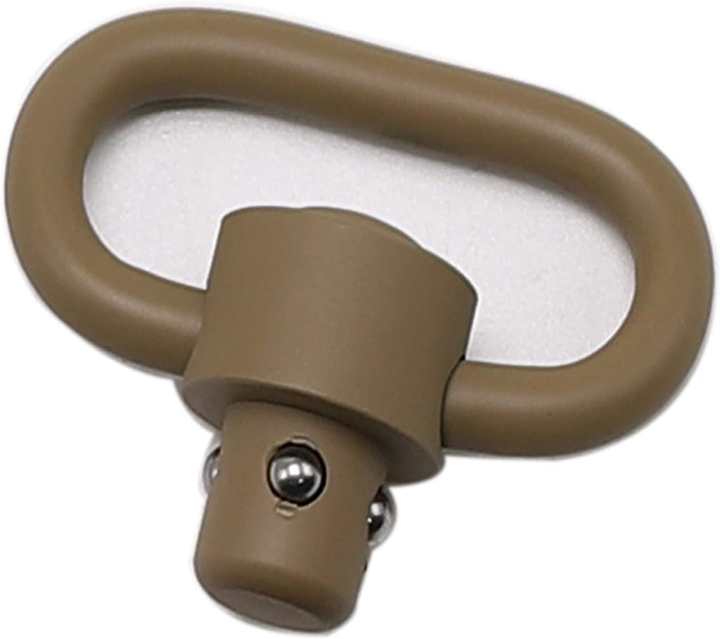 Smith's Sling Swivel - 1.25'' Quick Detachable Push Button in Unique Tan Print
