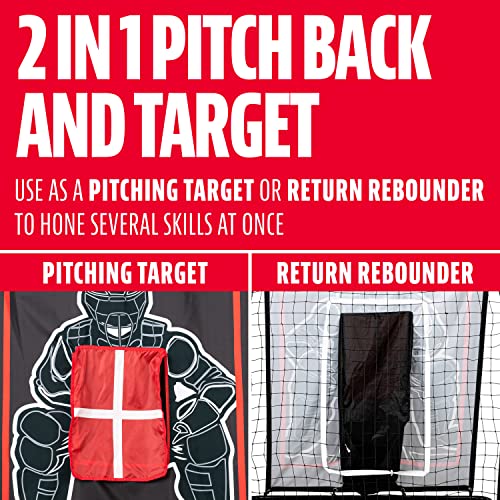 Franklin 2-in-1 Baseball Pitching Target & Rebounder for Youth Training
