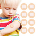 UPIQNG Band Aid Mini Round Bandages Water Resistant Wound Care Vaccine Patch Small Self Adhesive Breathable First Aid Bands,Skin Color,100Pcs