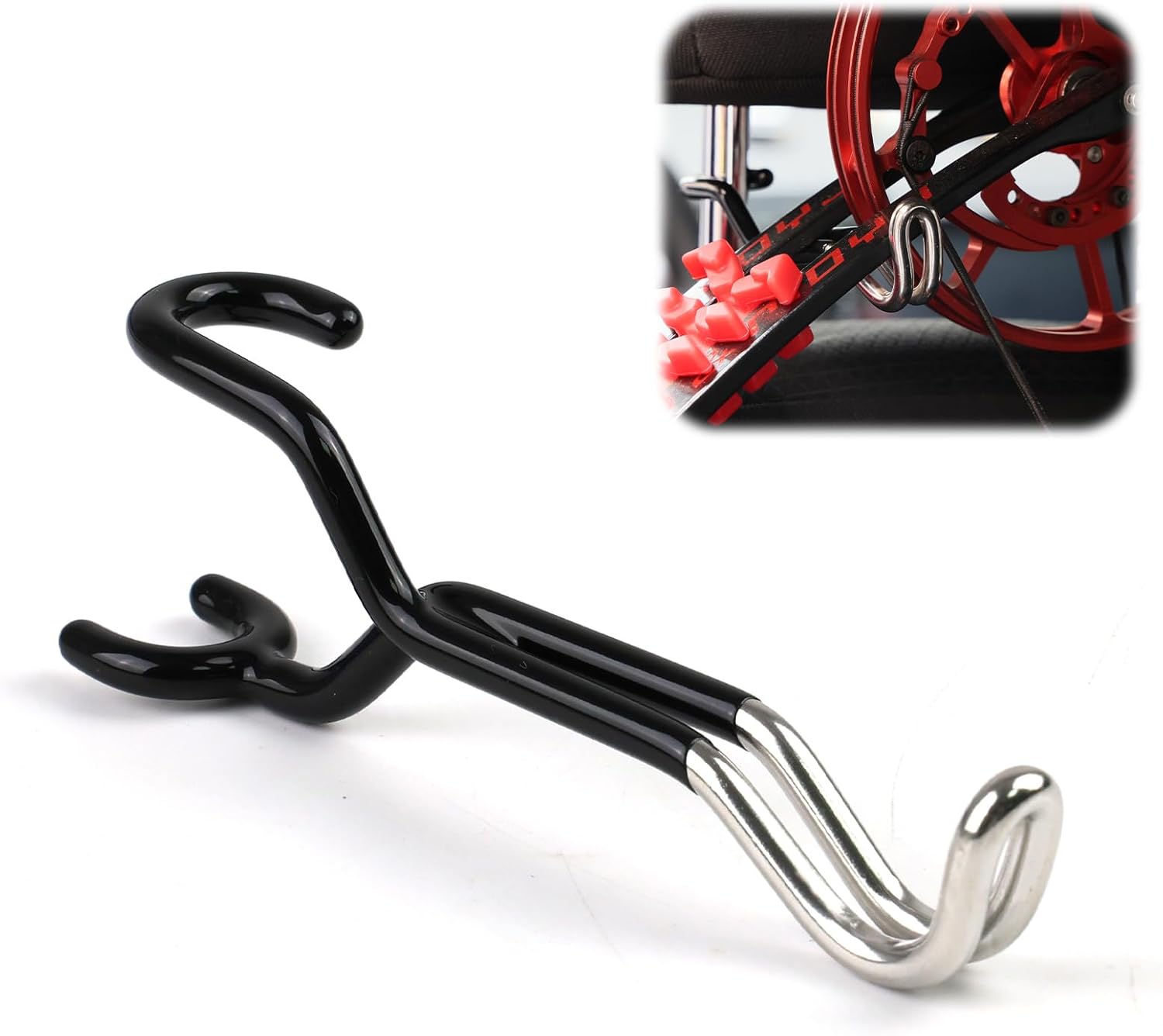 Skiennix Bow Hanger - Durable Metal Bracket for Truck Archery & Hunting | Secure Storage & Transport