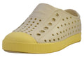 Native Shoes Unisex-Kids Jefferson Sneakers, Bone White/Gone Bananas Yellow, 11 Little Kid