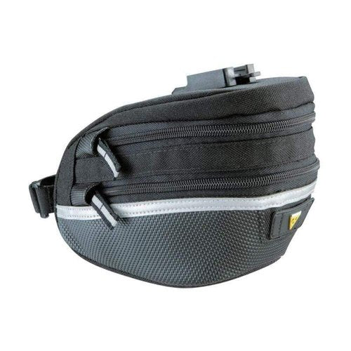 Topeak Wedge Pack II Bike Seat Bag with F25 Fixer and Rain Cover - Medium (w/Rain Cover)