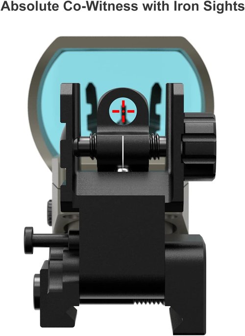 Feyachi Reflex Sight - Multiple Reticle Red Dot Sight with Picatinny Rail Mount | Absolute Co-Witness