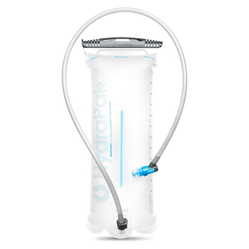 HydraPak Shape-Shift (for 2L or 3L Hydration Packs) Low-Profile Water Bladder/Reservoir for Hydration Backpacks - High Flow Bite Valve, Leak Proof, Fully Reversible, and Dishwasher Safe